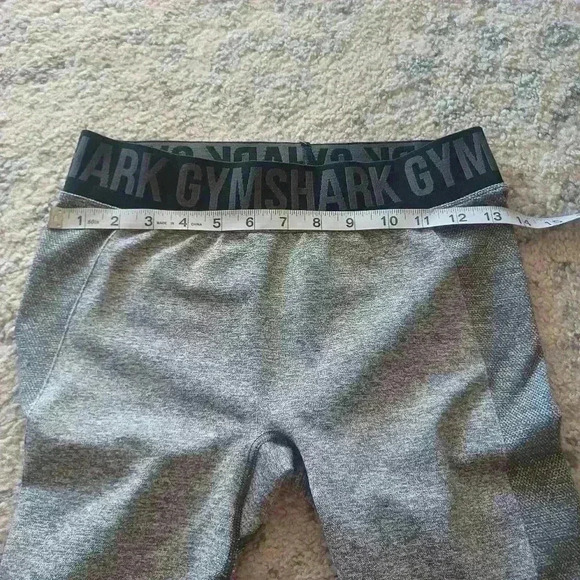 Gymshark Womens Gray And Black Flex Leggings M - Picture 10 of 14